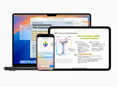 Apple's new AI focused updates should be rolling out across iPhones, iPads and Macs shortly. (Image source: Apple)