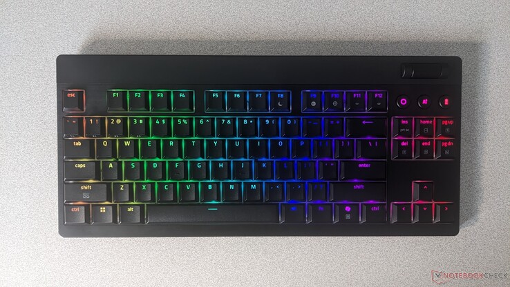 BlackWidow V4 HyperSpeed TKL with rainbow RGB effects