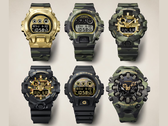 Casio bold-camo watches.