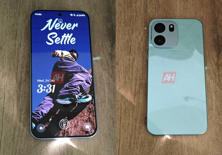 Front and back of the phone (Image source: Android Headlines)