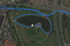 GPS test: Garmin Edge 500 – Cycling around a lake