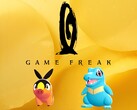 Game Freak logo with Pokémon creatures below (Image source: Game Freak, Nintendo of America with edits)