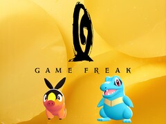 Game Freak logo with Pokémon creatures below (Image source: Game Freak, Nintendo of America with edits)