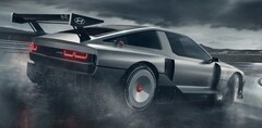The Hyundai N Vision 74 has a hydrogen fuel cell and a battery pack. (Image source: Hyundai)