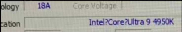 Intel Core Ultra 9 4950K Nova Lake