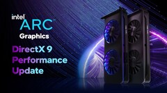 Intel has launched a new set of drivers for all Arc graphics cards (image via Intel)
