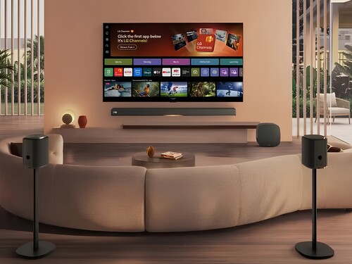 77-inch LG C6 OLED TV shown in living room