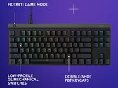 The Logitech G515 TKL gaming keyboard features tactile mechanical switches (Image source: Logitech)
