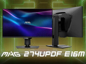 The MAG 274UPDF E16M also contains a USB Type-C port that provides DisplayPort Alt Mode and 15 W Power Delivery. (Image source: MSI)