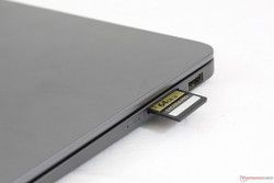 Remember to remove the card if not in use to avoid bending and snapping