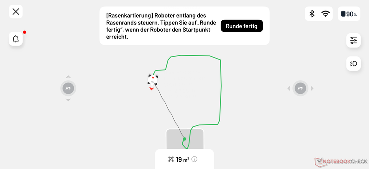 Manual mapping also worked well in the test.