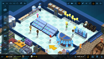 The gift shop brings in some extra cash. (Pictured: A screenshot of Megaquarium)