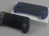 The Anbernic RG556 in two of its launch colours. (Image source: Anbernic)