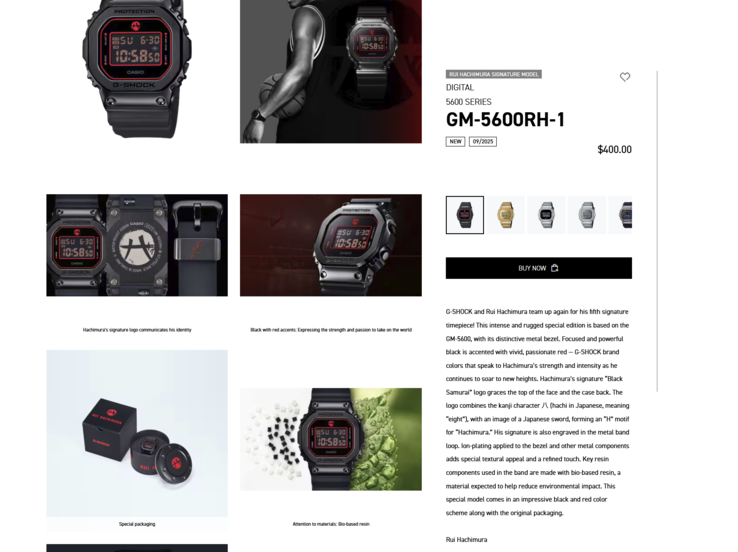 (Image source: Casio Canada)