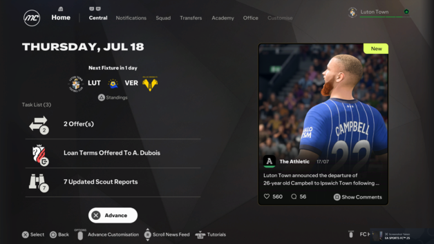 Career mode finally gets the love it deserves. (Image source: Notebookcheck)