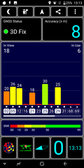 GPS test: outdoors