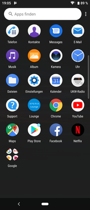 A look at some of the preinstalled apps