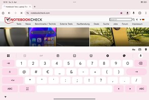Xiaomi Pad 7: Default keyboard
