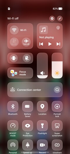 Quick settings