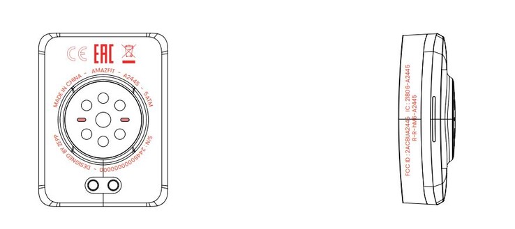 The device is apparently water resistant. (Image source: Zepp Health)