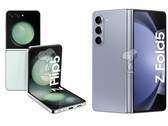 The Galaxy Z Flip5 and Galaxy Z Fold5 will be available in multiple colour options. (Image source: @_snoopytech_)