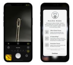 The latest update to Hallide II brings macro photography to older iPhones. (Image: Halide)