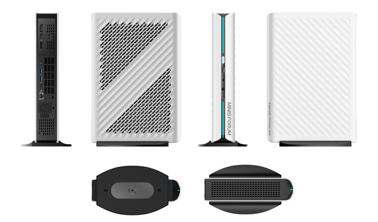 The Minisforum G1 and G1 Pro measure 315 x 216 x 57.2 mm and weigh 3.81 kg. (Image source: Minisforum)