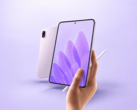Oppo Pad Mini Matte Display Edition shown from the front and rear with a stylus