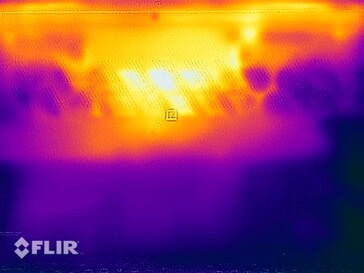 Stress test surface temperatures (bottom)