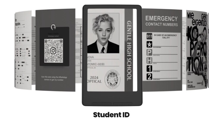 Boarding passes can also be displayed. (Image source: Xteink)