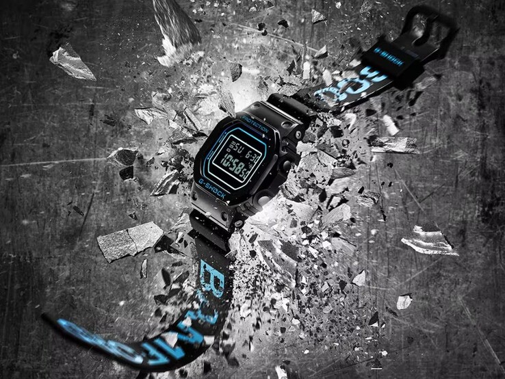 The Casio G-Shock x Bamford GM-5600BWD-1 watch. (Image source: Casio)