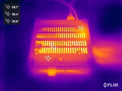 Minisforum Venus Series UN100D stress test (underside)
