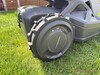 Rear wheels with tread