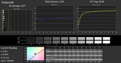 CalMAN: Grayscale - calibrated