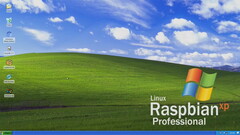 Raspberry Pi: New operating system brings a Windows XP feel to the popular single-board computer and supports old video games. (Image source: PI LAB)