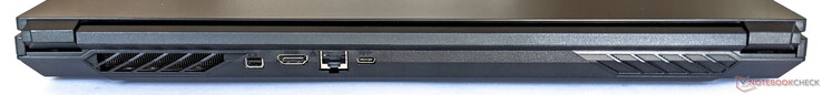 Back: 1x Mini DP 1.4, HDMI, 2.5 Gigabit LAN, 1x USB-C 3.2 Gen 2 (incl. DP 1.4)