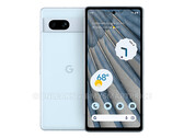 The Pixel 7a would be Google's first mid-range smartphone to support face unlock. (Image source: OnLeaks & MySmartPrice)