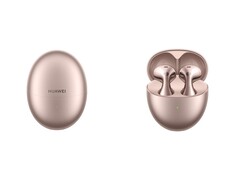 The Rose Gold Huawei FreeBuds 6 is exclusive to China for now. (Image source: Huawei)