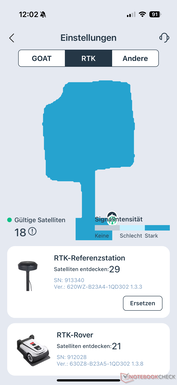 RTK settings