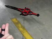 An image of the sword-like drone hovering in the air (Image source: Wooden-Journalist902 via Reddit, screenshot)