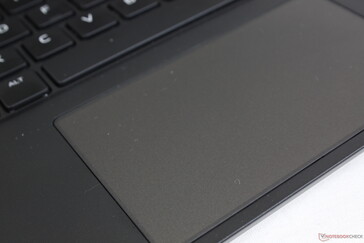 Clickpad is small for a 17.3-inch laptop, but it is at least smooth and reliable