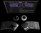 Naya Create split ergonomic keyboard with four modules