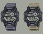 Casio has launched the AE1000W-5AV and AE1000W-8AV watches (pictured) in the US. (Image source: Casio)