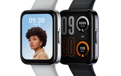 The Realme Watch 3 Pro has thick display bezels. (Image source: Realme)