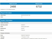 Samsung Galaxy A80 (SM-A805F) listing (Source: Geekbench Browser)
