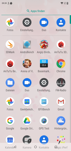 Default app drawer