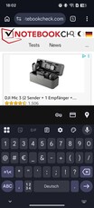 Keyboard on the Oppo Find X9 Ultra