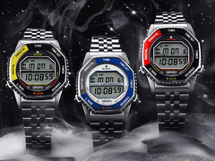 The new Seiko Rotocall reissue comes in yellow-black, red-black, and gray-blue colorways, pictured. (Image source: Seiko)