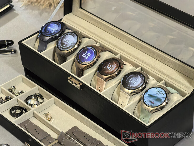 The color options of the Huawei Watch 5 (Image source: Notebookcheck)