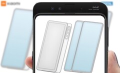 The new patent shows Xiaomi hasn't forgotten about slider phones like the Mi Mix 3. (Image source: Xiaomi/LetsGoDigital/Wccftech - edited)